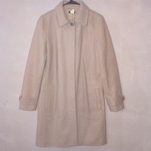 J. Crew long camel color coat small tall
